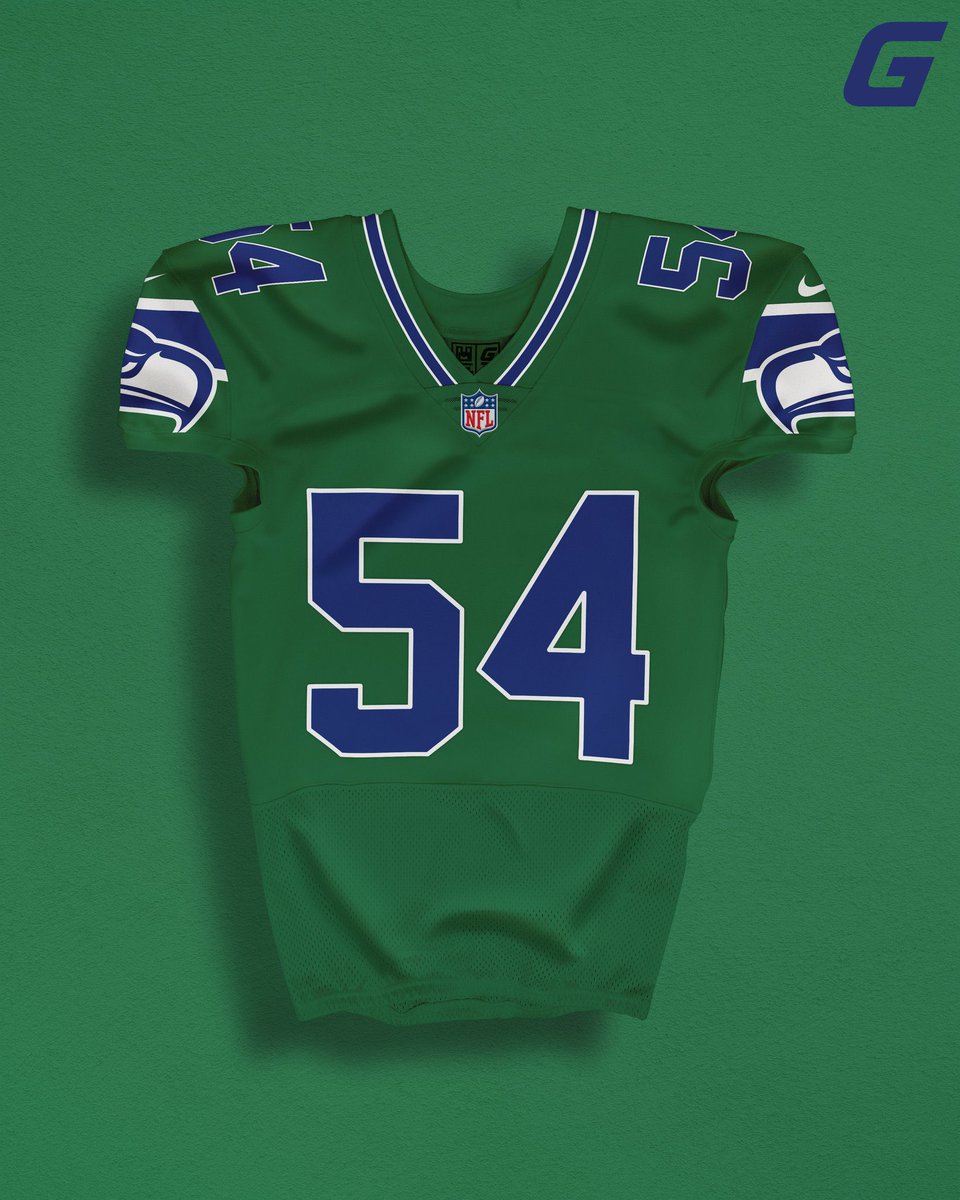 simplyseattle's tweet image. Loving these updated throwbacks from @GrantGoldberg and @unimockups. Hawks fans - how cool would these be?