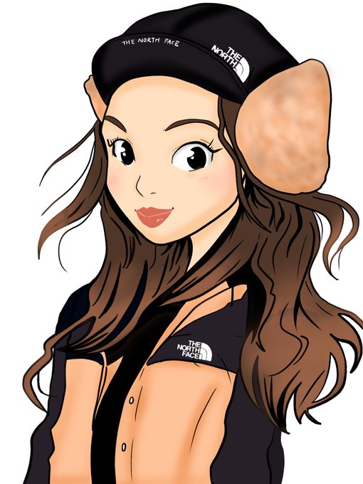 ノースフェイスコーデのtwitterイラスト検索結果