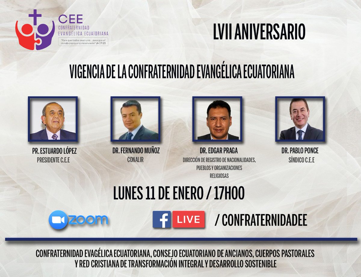 Vigencia de la Confraternidad Evangélica Ecuatoriana