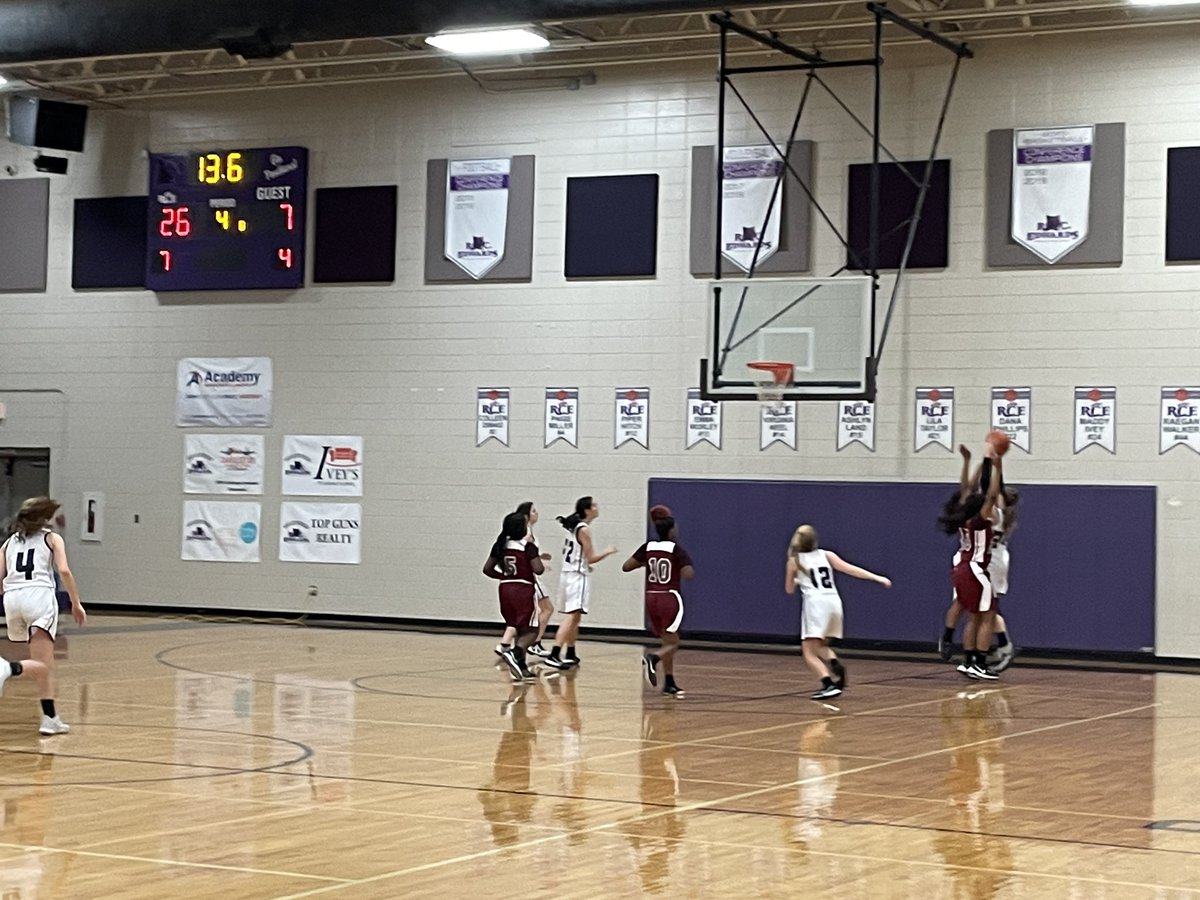 RCEMiddle's tweet photo. A 26-7 finish for our 8th Grade Girls tonight! #teamRCE🐾 #RCEhoops🏀 https://t.co/gzxkBwHnBW