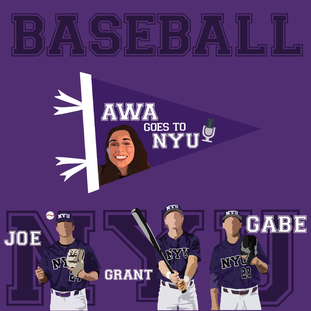de (@dentaggie) on Twitter photo #AWAGoesToUni stopped by <a href="/nyuniversity/">New York University</a> to chat with Gabe, Joe, and Grant from the <a href="/nyu_baseball/">NYU Baseball</a>! They shared their baseball stories and chatted about what it means to be a student-athlete in NYC!
Link to listen: anchor.fm/aggiedent/episβ¦
#awapodcast #AWAGoesToUni stopped by <a href="/nyuniversity/">New York University</a> to chat with Gabe, Joe, and Grant from the <a href="/nyu_baseball/">NYU Baseball</a>! They shared their baseball stories and chatted about what it means to be a student-athlete in NYC!
Link to listen: anchor.fm/aggiedent/episβ¦
#awapodcast