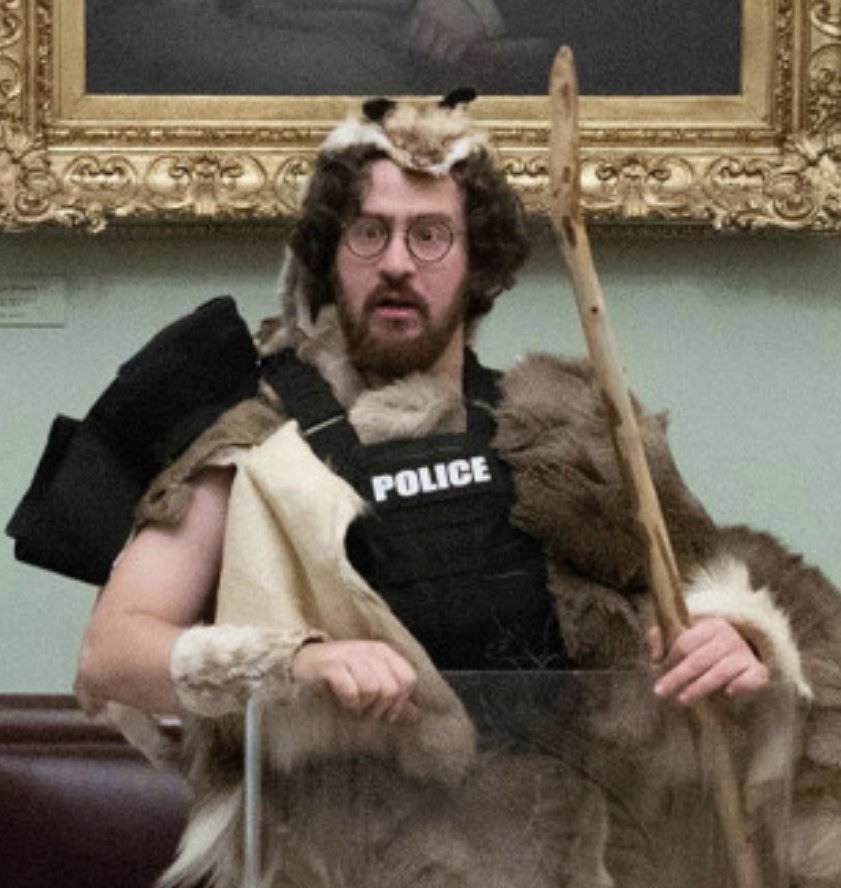 Ouch ... the son of a Brooklyn Supreme Court Judge.  https://gothamist.com/news/trump-fur-ever-costumed-capitol-rioter-son-brooklyn-supreme-court-judge