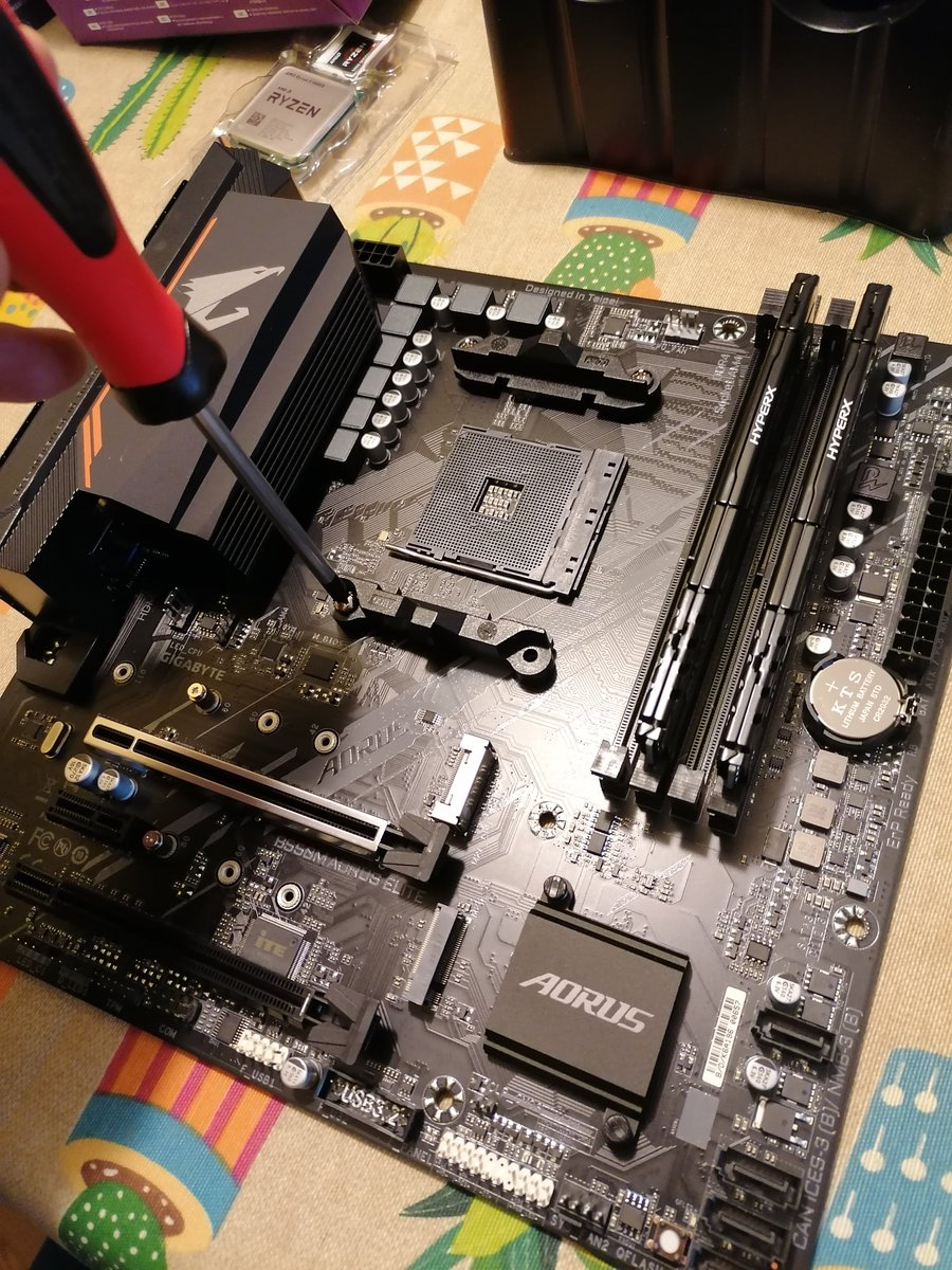 Step 5: Unscrew existing CPU fan support and install the one provided by Cooler Master Hyper EVO 212.
