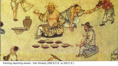 3/ ...making the crew his servants. They were kept in an area three days’ journey going from north to south and five days’ journey going from east to west, where villages eventually developed."Slavery in China, like in much of the ancient world, was not chattel slavery, but...