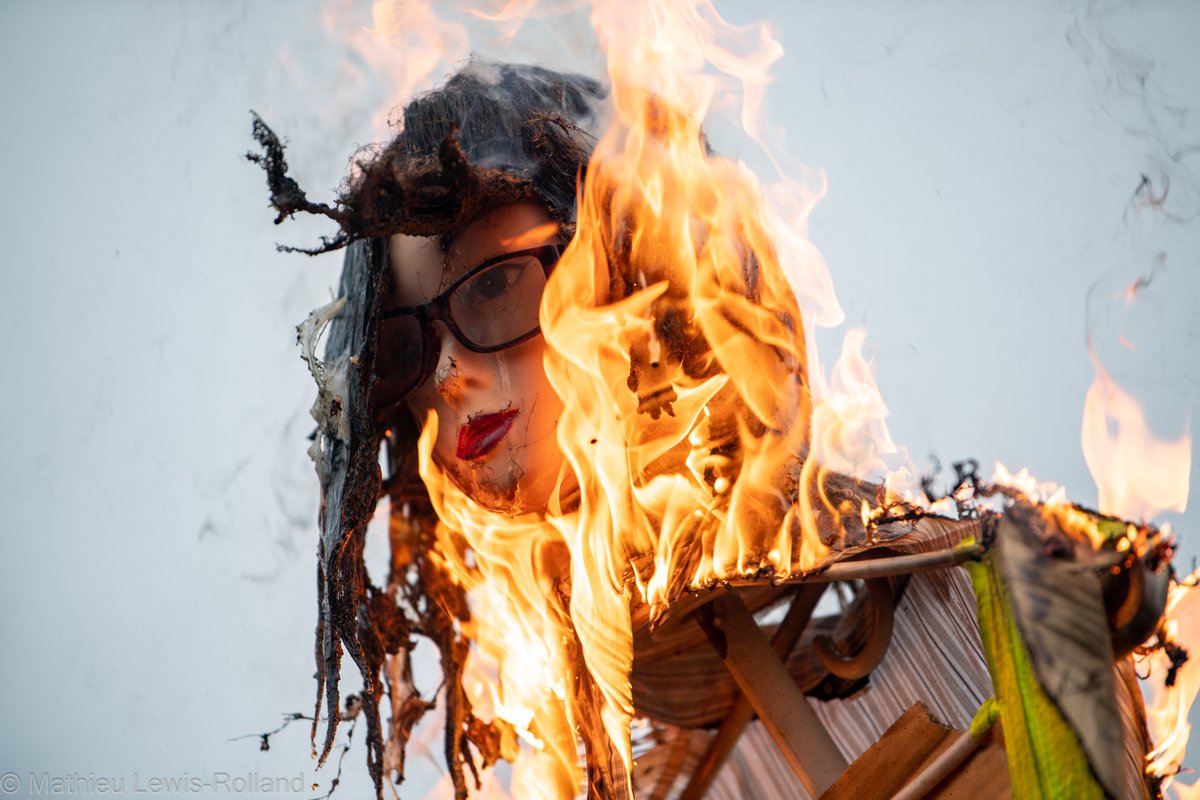 (1) January 6th, 2021. As Trump incites insurrection in Washington, DC. a group of the President's loyal followers rally in support in Salem, OR. By day's end, chaos unfolds. Image thread-