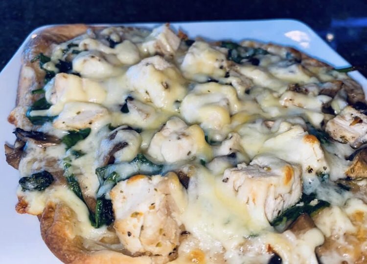 ShoreHouseTav's tweet photo. This week’s features are Chorizo chili cheese fries and Chicken mushroom spinach flatbread! Get them now! https://t.co/ZGozOE04GH