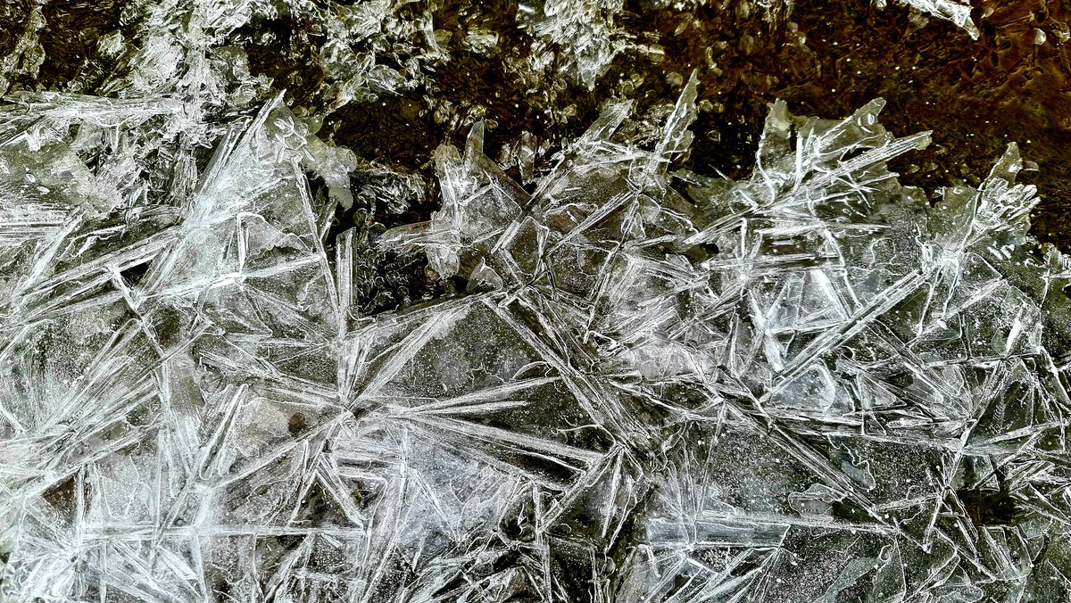 GemHobby's tweet image. Beautiful ice patterns on my walk this morning xx @StormHour #icepatterns xx