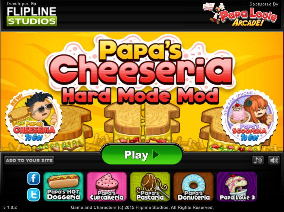 SourBoy on Twitter: quot New Papa Louie mod release Papa #39 s Cheeseria Hard