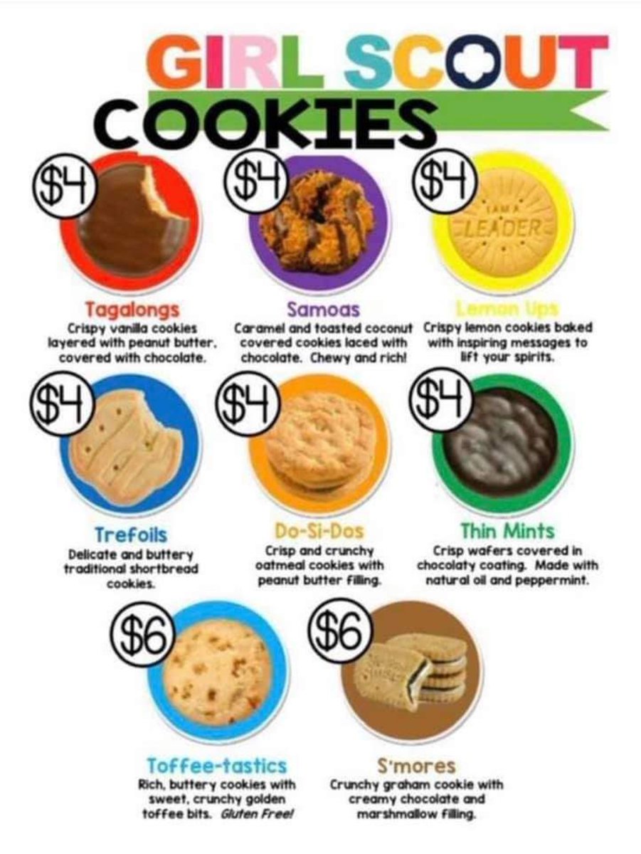 sarita saadeharfouch (@ssaadeharfouch) on Twitter photo Mia & Maria are participating in GS cookie sales! Please help them reach their goal of 1,000 boxes each. Choose delivery to your door, girl delivered (free) or donate to US troops overseas! Thank you 🙏❤️
Maria's site: digitalcookie.girlscouts.org/scout/maria989…
Mia's site: digitalcookie.girlscouts.org/scout/mia387564 Mia & Maria are participating in GS cookie sales! Please help them reach their goal of 1,000 boxes each. Choose delivery to your door, girl delivered (free) or donate to US troops overseas! Thank you 🙏❤️
Maria's site: digitalcookie.girlscouts.org/scout/maria989…
Mia's site: digitalcookie.girlscouts.org/scout/mia387564
