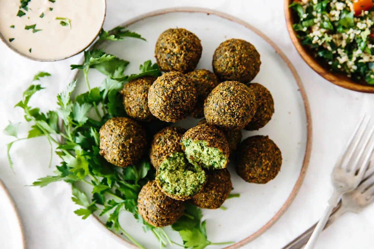 falafel- fried chickpea balls