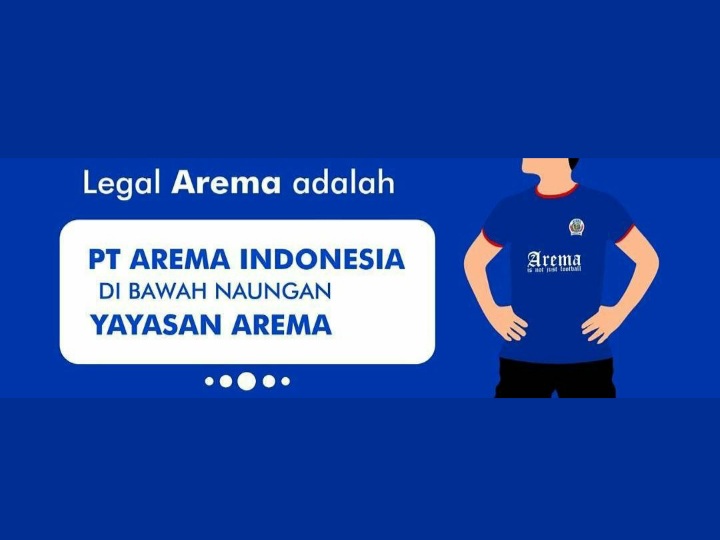 Seng tenang mulai pas juara sampek sak iki ttp kok PT AREMA INDONESIA, YAYASAN AREMA, AREMA INDONESIA, kalau ada tim yg buka dari yayasan arema jadi apa ? Simpulno dewe, aku ga tego mau mengatakan 🤣