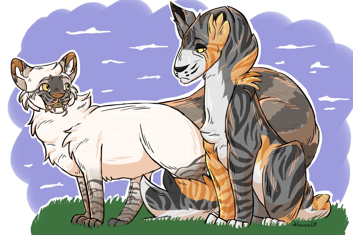 alunnoz's tweet photo. Milkweed is not impressed.

#warriors #warrioirscats #catoc #originalcharacter #warrioirsoc https://t.co/RoX6siphQJ