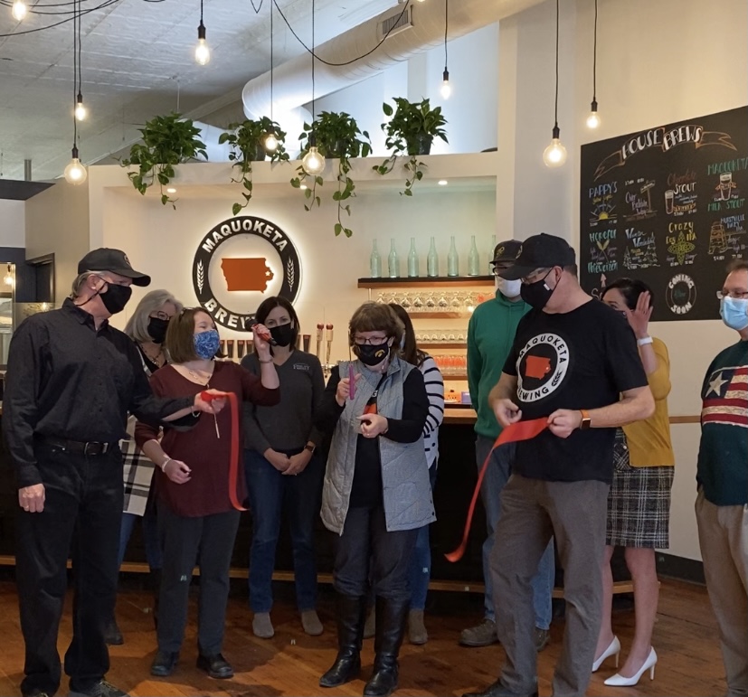MaqChamber's tweet photo. CONGRATULATIONS to Mark, Judy and their crew! Maquoketa Brewing is OPEN to the public! 110 S. Main St. Maquoketa, Iowa https://t.co/OCb2B6cSvC https://t.co/tr9gygXauO
