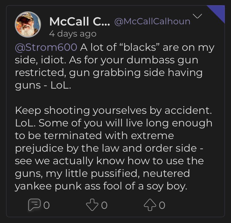 Note for these: Any of the “X minutes/hours/ days ago” is the time from him posting to me taking a screenshot. Some of these are from weeks or months ago. After finding these I reported him to the GBI and the Atlanta FBI which I believe was on Nov 17.
