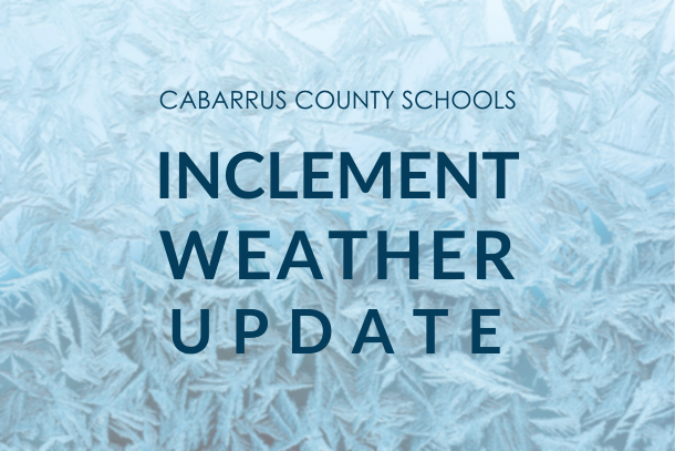 CabCoSchools's tweet photo. #InclementWeatherUpdate Cabarrus County Schools will operate on a normal schedule Friday, Jan. 8, 2021. We will continue to monitor the weather overnight and will notify you in the morning, if our plans change. ❄️ ☁️ https://t.co/jYMzTioWPC