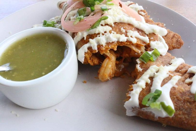 Please Support Locally Owned Business during this pandemic. We are open for dine in or Contactless Pick up/Delivery app.getyomojo.com/oldorder/?vend… Daily Feature - Cochinita Pibil; Masa of the Day - Empanadas con Camaron a la Mexicana