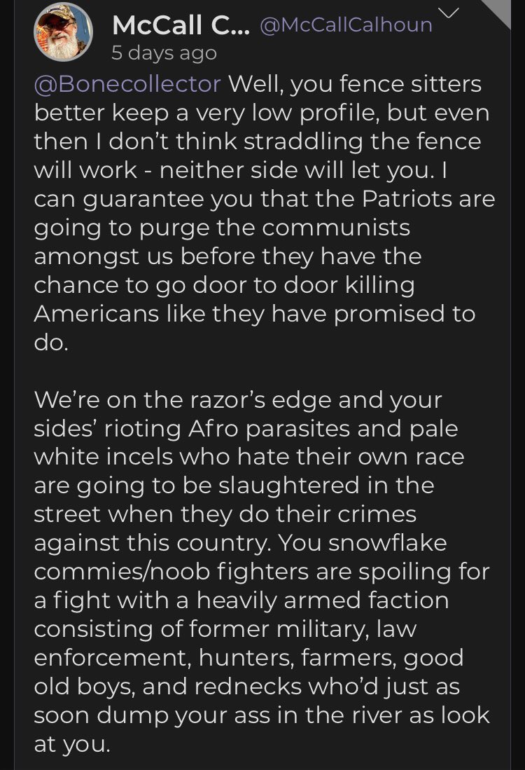 Note for these: Any of the “X minutes/hours/ days ago” is the time from him posting to me taking a screenshot. Some of these are from weeks or months ago. After finding these I reported him to the GBI and the Atlanta FBI which I believe was on Nov 17.