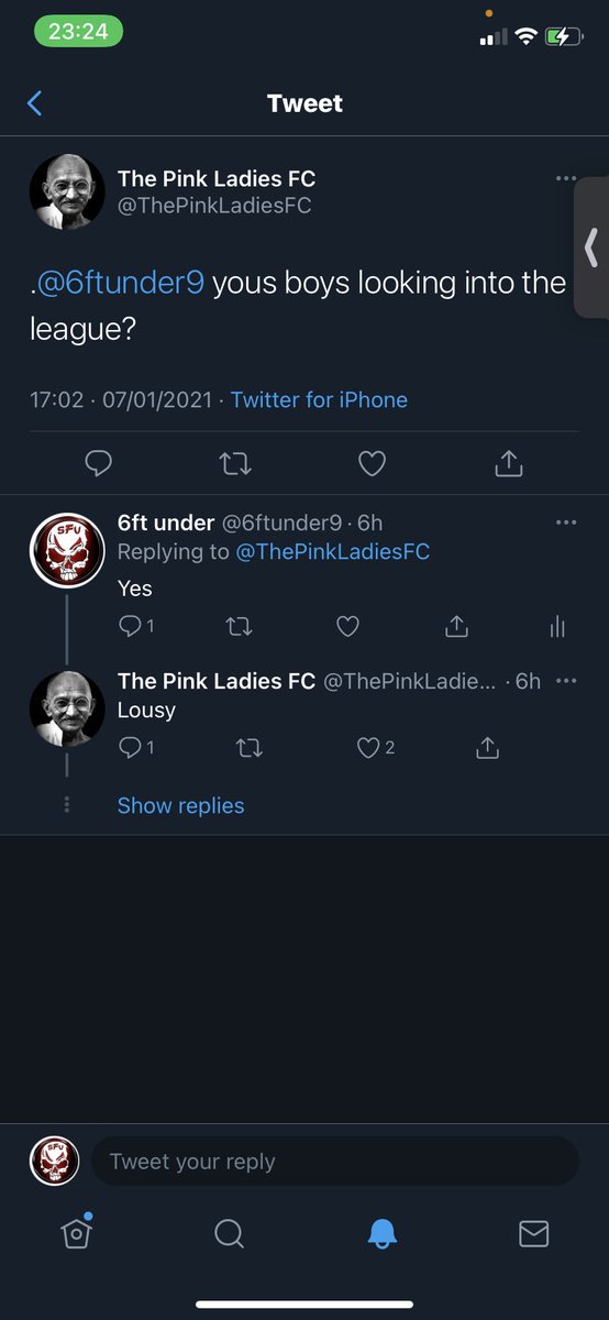 6ftunder9's tweet photo. @ThePinkLadiesFC obsessed with us or what https://t.co/qbjVUrJU1M