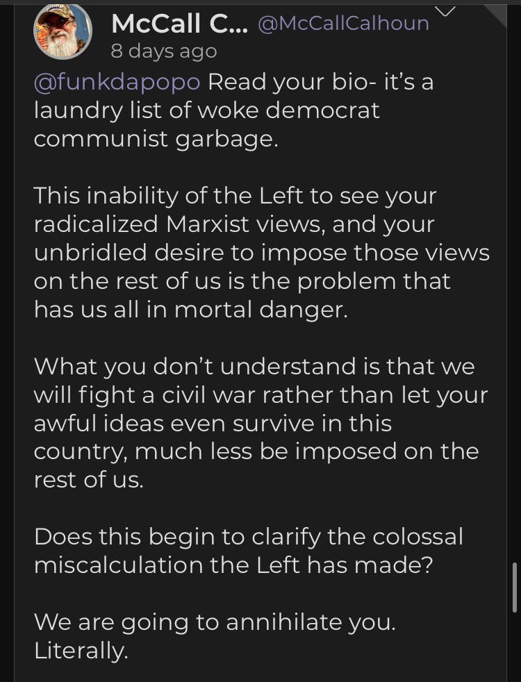 Note for these: Any of the “X minutes/hours/ days ago” is the time from him posting to me taking a screenshot. Some of these are from weeks or months ago. After finding these I reported him to the GBI and the Atlanta FBI which I believe was on Nov 17.