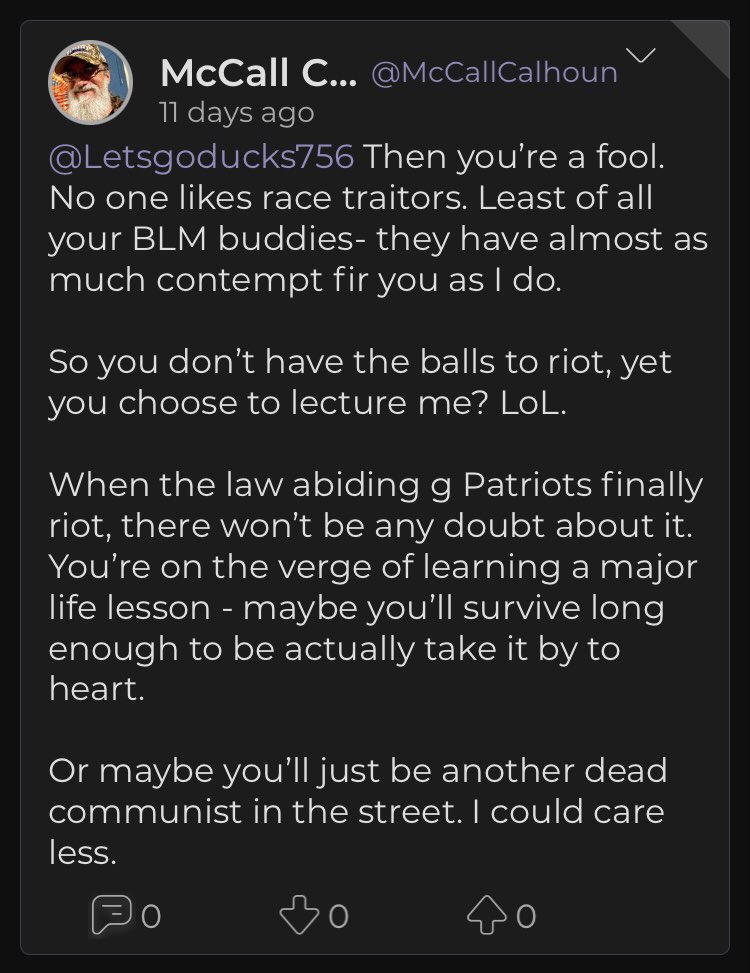 Note for these: Any of the “X minutes/hours/ days ago” is the time from him posting to me taking a screenshot. Some of these are from weeks or months ago. After finding these I reported him to the GBI and the Atlanta FBI which I believe was on Nov 17.