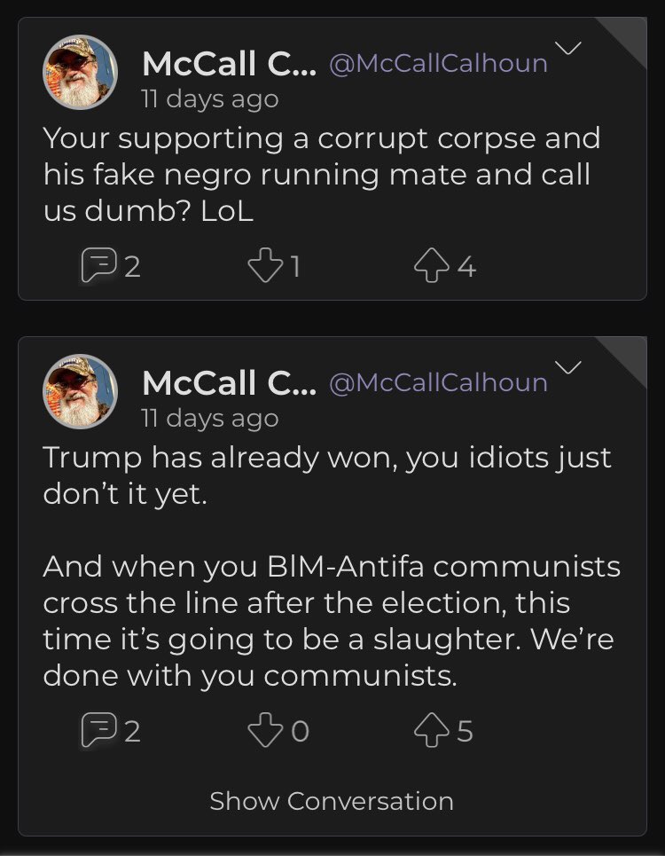 Note for these: Any of the “X minutes/hours/ days ago” is the time from him posting to me taking a screenshot. Some of these are from weeks or months ago. After finding these I reported him to the GBI and the Atlanta FBI which I believe was on Nov 17.