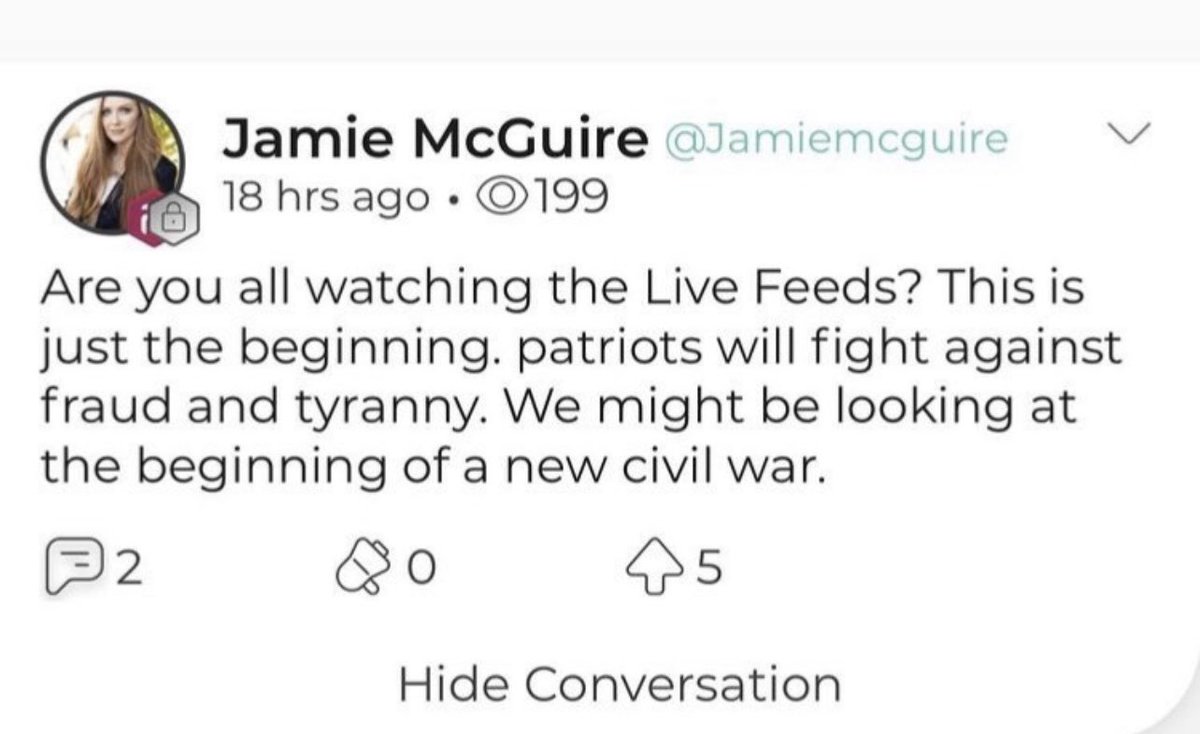 Is J@mie McGuire still relevant? I hope not. *not my screenshot.