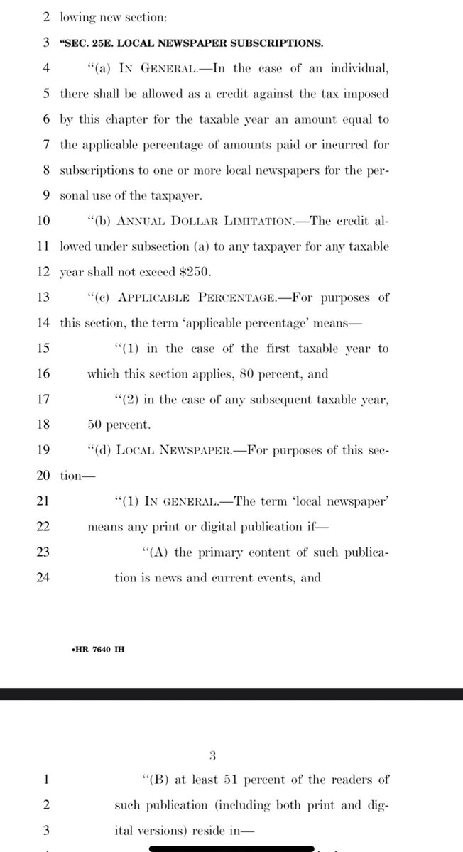 LOL they want to give you a $250 tax deduction for subscribing to newspapers. F**k it, just make OnlyFans subscriptions tax deductible while we’re at it. Those chicks basically do the same job as political journos anyway