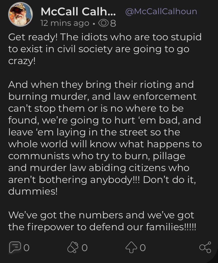 Note for these: Any of the “X minutes/hours/ days ago” is the time from him posting to me taking a screenshot. Some of these are from weeks or months ago. After finding these I reported him to the GBI and the Atlanta FBI which I believe was on Nov 17.