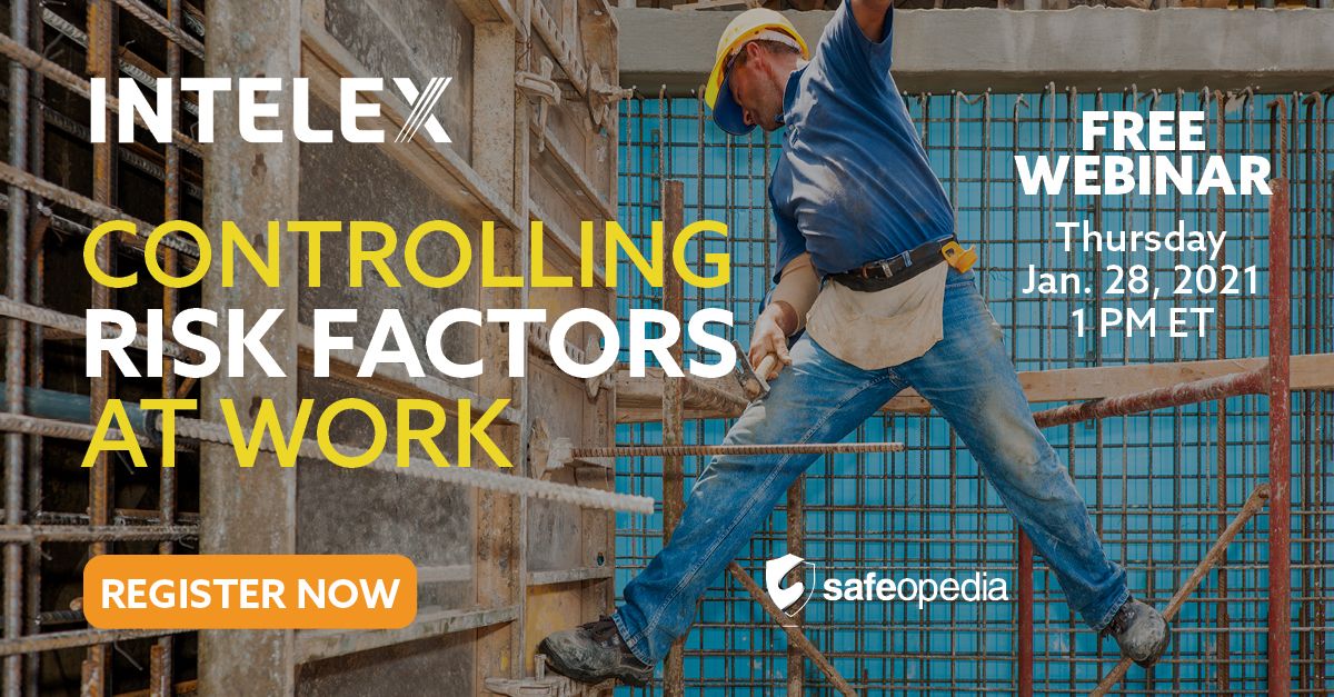 safeopedia's tweet photo. Free Webinar: Controlling Risk Factors at Work on Thursday, January 28, 2021 1:00 PM (ET) Register here: https://t.co/cts0Pcgo35
Follow @safeopedia for great content daily!
#webinar #Demandsafetynetwork #controlfactors #risk #business https://t.co/pKs0DU13mm