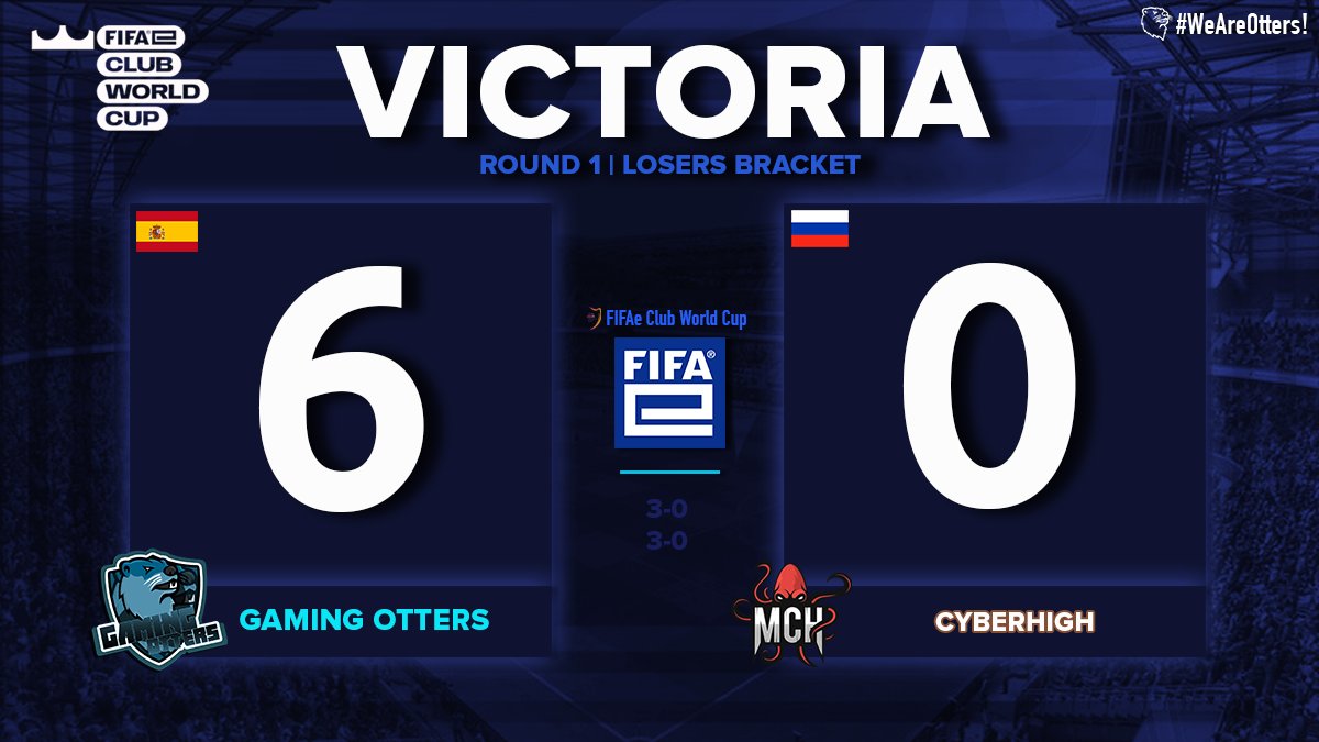 GamingOtters's tweet photo. ๐ #FIFAeClubWorldCup ๐
Nos fuimos a la 1ยช Ronda del Losers Bracket donde nos imponemos con una Victoria en los 2 Partidos ๐ #Cyberhigh
GG #Cyberhigh !
#WeAreOtters ๐ฆฆ๐ https://t.co/9pRHejlWBK