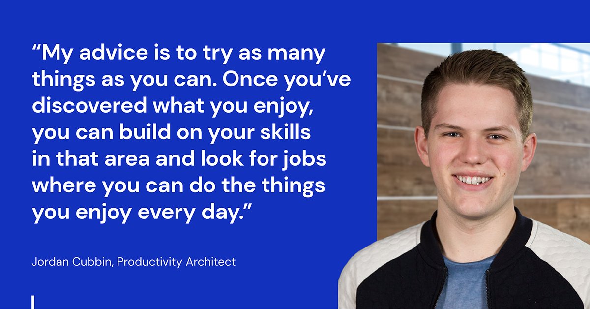 Jordan Cubbin, Productivity Architect, WiseTech Global has always enjoyed problem solving, and says that it’s important to find out what you enjoy doing and then choose a career that allows you to do that.

#NCSS2021 #stem #computerscience #learning #technology