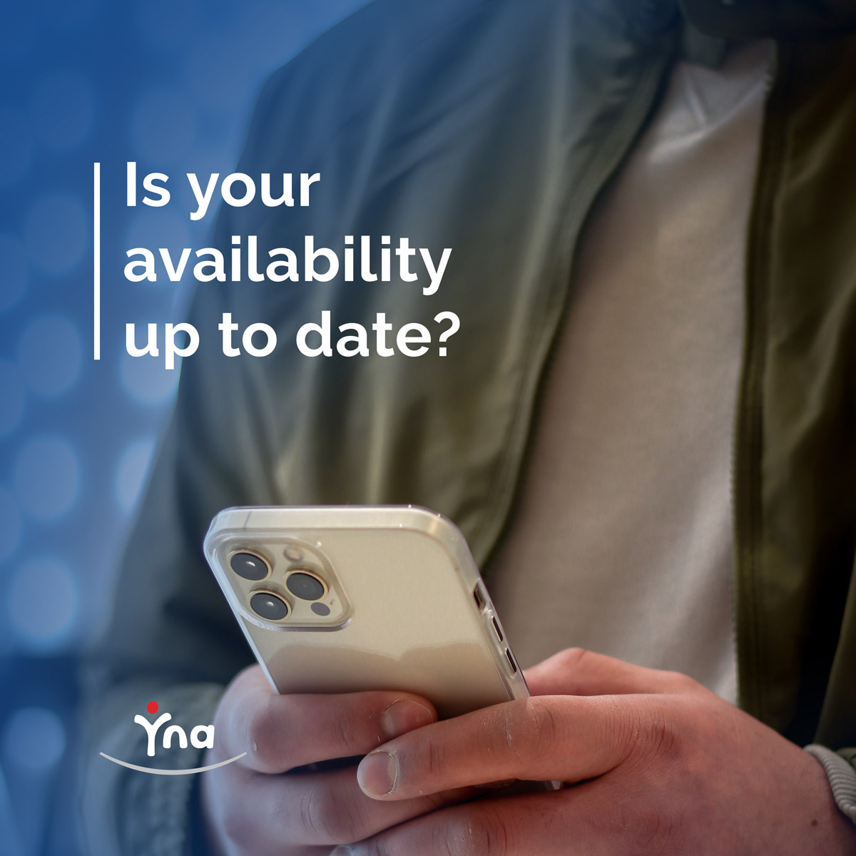 YourNursing's tweet photo. New year, new shifts! Have you updated your availability for January? Make sure your availability is up to date via the YNA app or website today. https://t.co/1G3JWXeI7n
