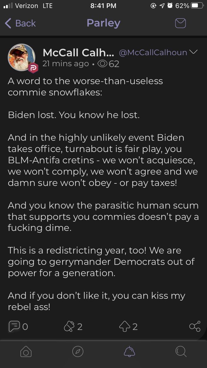 McCall Calhoun of Americus, Ga happily posing with the Proud Boys leader.