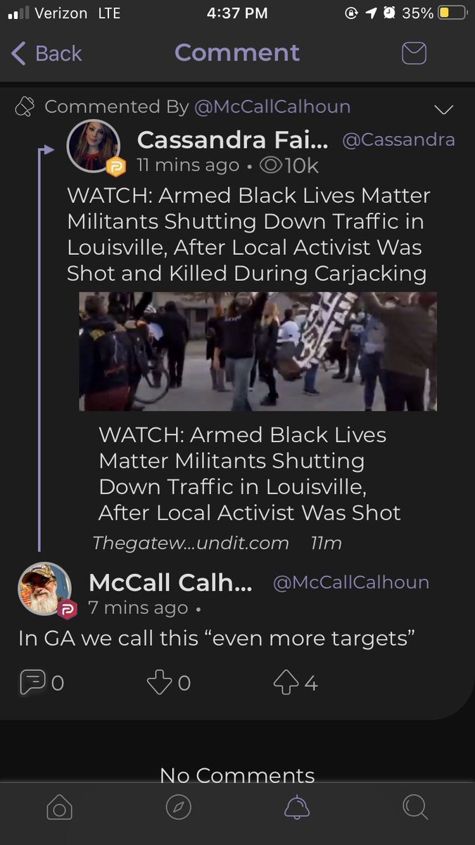 McCall Calhoun of Americus, Ga happily posing with the Proud Boys leader.