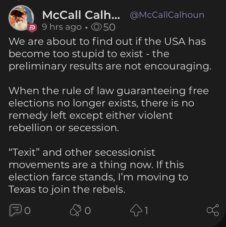 McCall Calhoun of Americus, Ga happily posing with the Proud Boys leader.