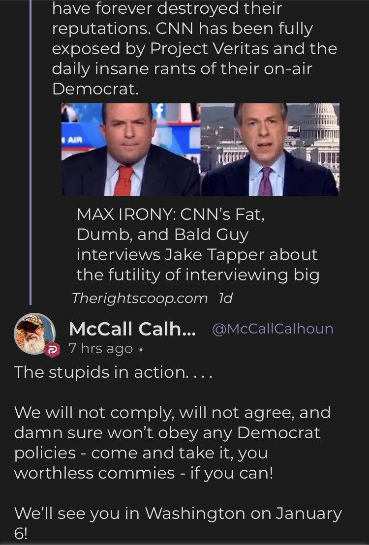 McCall Calhoun of Americus, Ga happily posing with the Proud Boys leader.