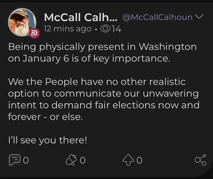 McCall Calhoun of Americus, Ga happily posing with the Proud Boys leader.