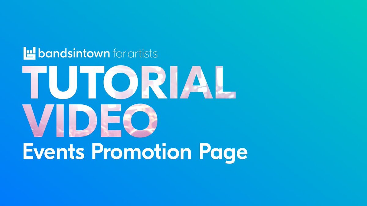 Check out this video about using the Events Promotion Page to display and share your events on your social media pages! 📹 👫 📲  #MusicBusiness #MusicIndustry  bit.ly/2BTiaA1