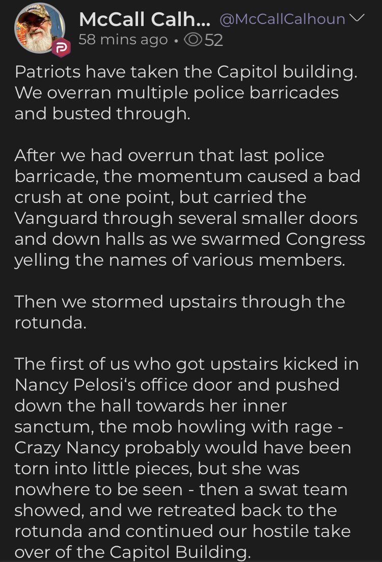 McCall Calhoun of Americus, Ga happily posing with the Proud Boys leader.