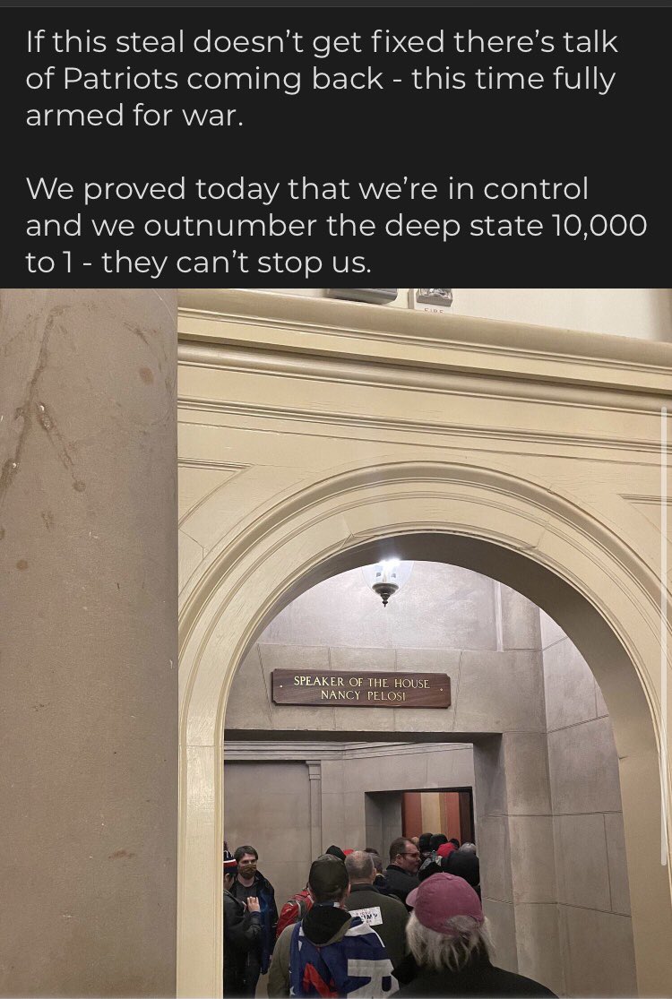 McCall Calhoun of Americus, Ga happily posing with the Proud Boys leader.