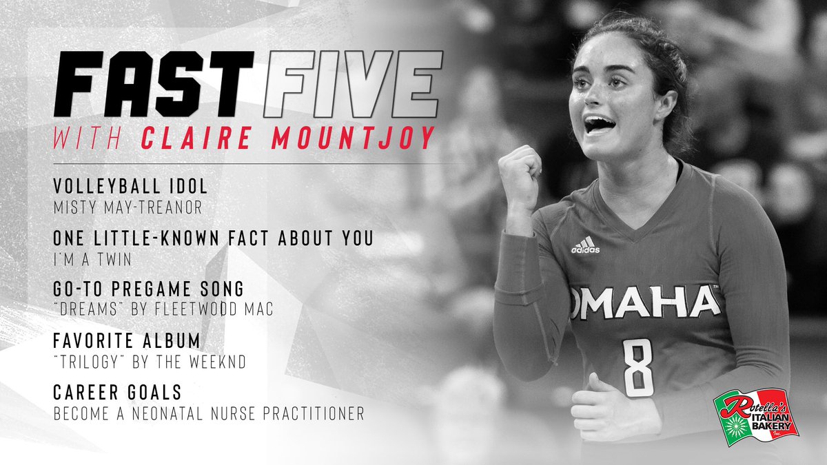 OmahaVB's tweet photo. All set for senior year. 

🖐 quick hits with @clairemjoy ⬇️

#EveryoneForOmaha | #OmahaVB https://t.co/iSAojwNNCA