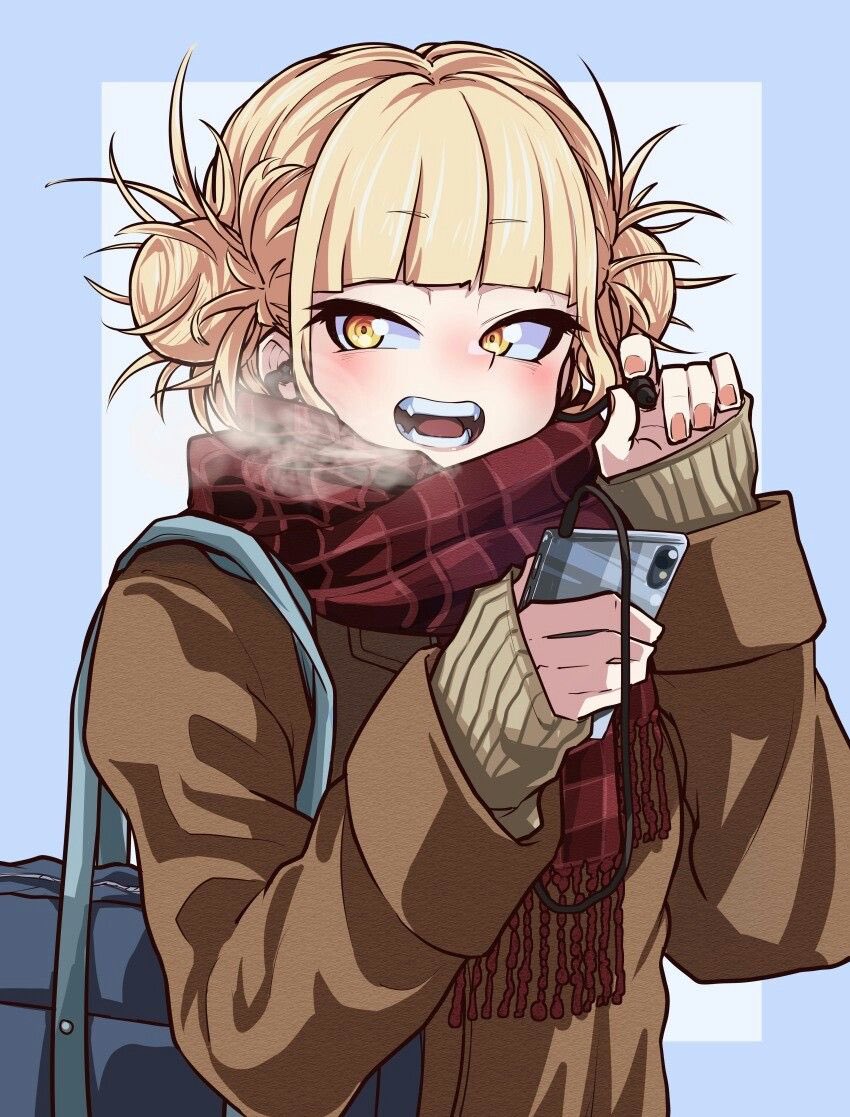 “Oh.. Hey! Wanna take a listen and walk with me around the park? A girl like myself shouldn’t be walking around alone ya know?” She says looking over at the reader.