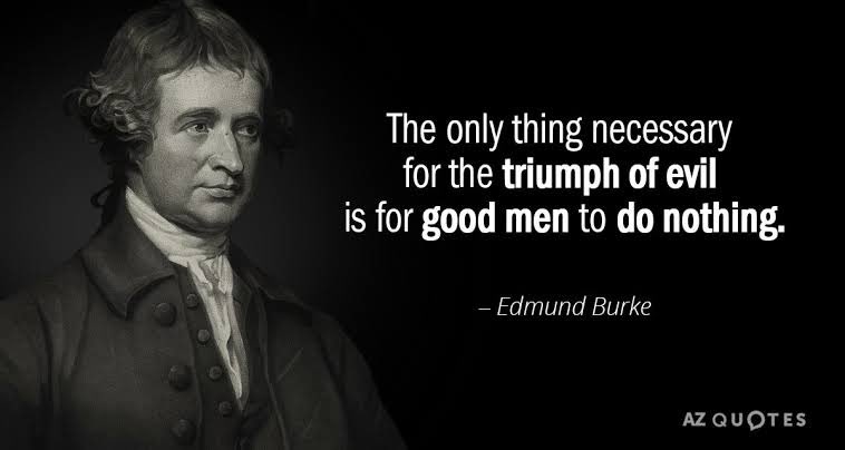 You may have heard the quote,"What you permit, you promote"Here is how the LAW behind how programming + liking things, works:If it's NOT a NO.It's an automatic YES.Everything will take ground in your mind UNLESS you fight it.EXACTLY LIKE WHAT EDMUND BURKE SAID HERE: