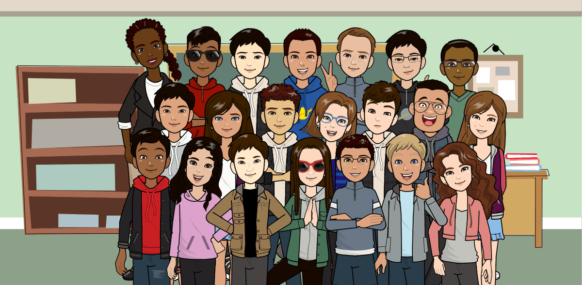 mrsmaher855's tweet photo. We're working on our digital class photo.  These resilient and creative smarties are ready to conquer the second semester. https://t.co/MctALRg1BA