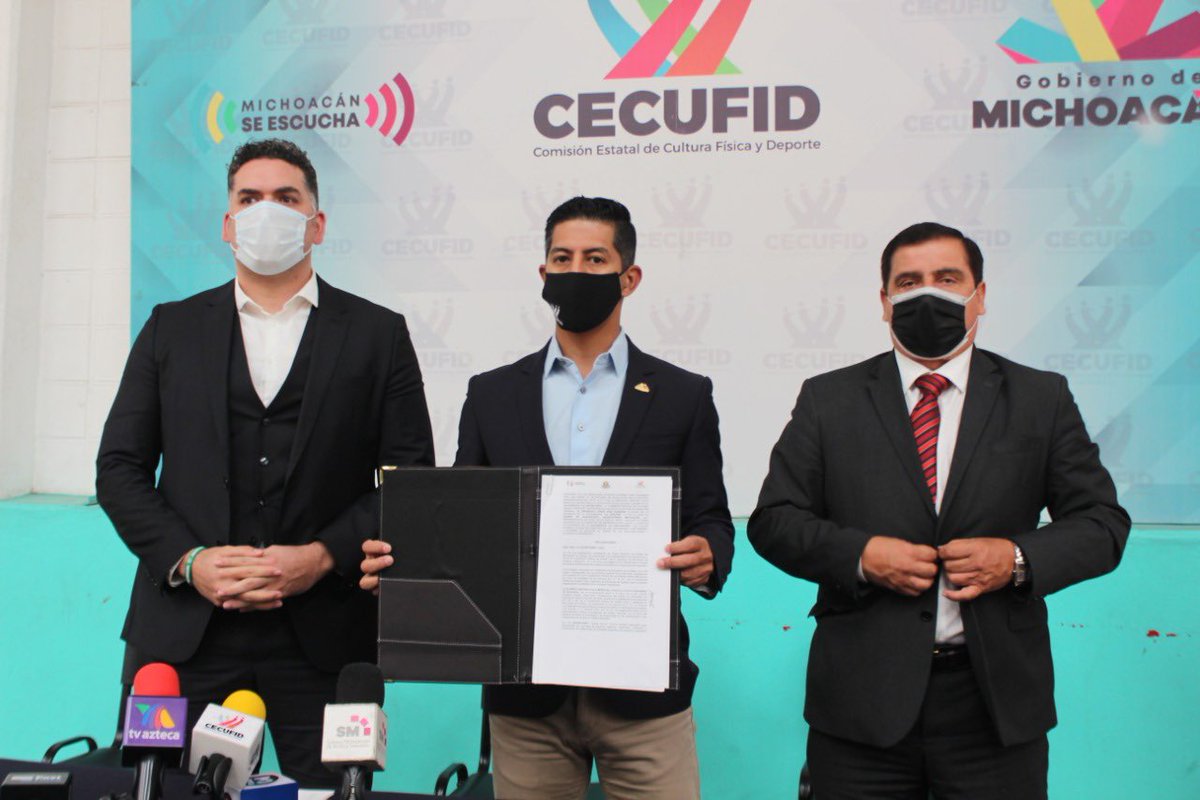 Este día se firmó el convenio de colaboración con @CecufidOficial y la SEE, para formalizar la realización del 1er Curso de Entrenadores de Baloncesto en Michoacán. @CasalanguidaN estuvo presente virtualmente con los detalles. 👉🏻 bit.ly/3or1zqT