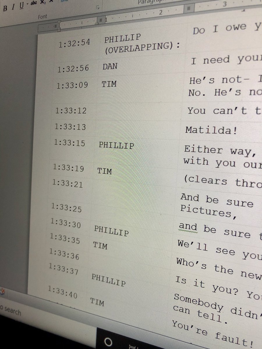 JBJNovels's tweet photo. Today I learned how to write a dialogue list for a movie. They sat me down at a computer and said “Go” with 2 hours left until the thing had to be sent out to distribution. I have edited 90 film minutes and written 2 outro minutes. I will pretend to be a professional now.😜😂 https://t.co/YfdhAowVz1