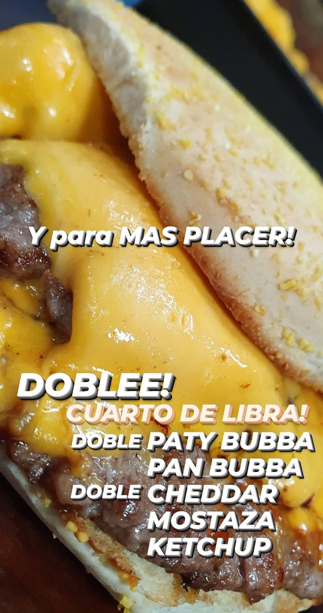 MrBubbaOk's tweet photo. NUEVA BURGUER!
Queres ganarte una?
MUY FACIL.

*DALE MG
*DALE RT
*COMENTA ETIQUETANDO A 3 AMIGOS 
SEGUINOS EN INSTAGRAM!
@MrBubbaOk 

YA PARTICIPAS! https://t.co/DJBV1UCXm2
