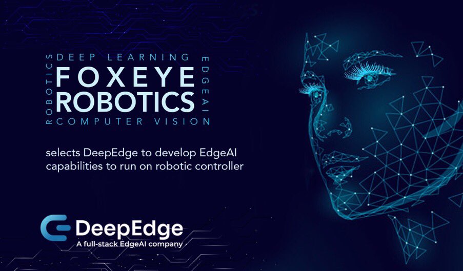 DeepEdgeAI's tweet image. @DeepEdgeAI enters Beauty Industry. 
Luumlash (Foxeye Robotics) selects DeepEdge to develop #EdgeAI capabilities to run on robotic controller lnkd.in/gfsgN9D

#ArtificialIntelligence #computervision #DeepLearning #deepedgeai