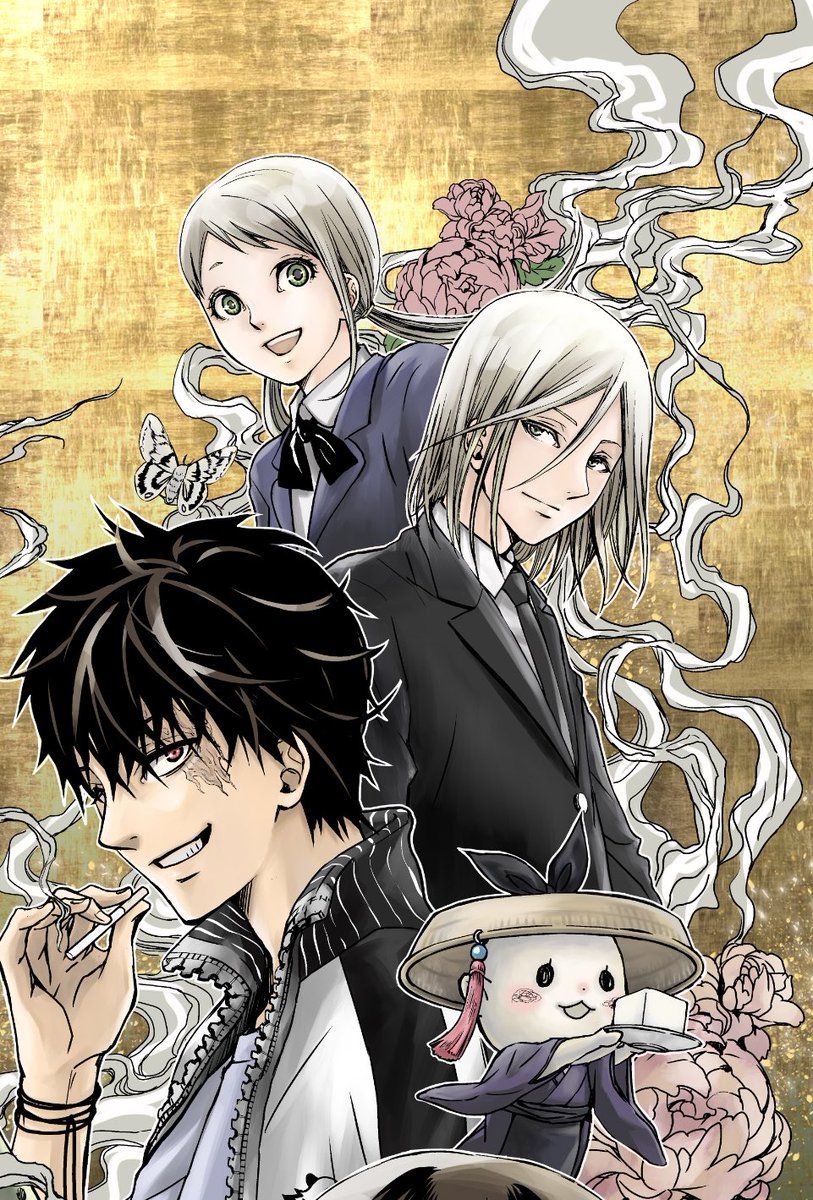 #線画と塗った後を見せてください

全貌は雑誌で! 