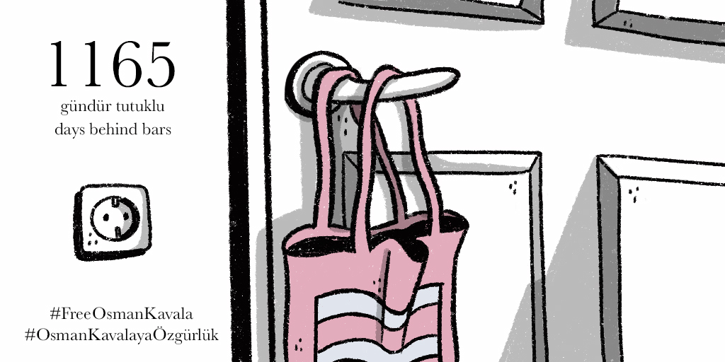 Evinde olmalıyken hapiste! #OsmanKavala 1165 gündür tutuklu!
1165 days behind bars! Osman Kavala should have been at home!

#OsmanKavalayaÖzgürlük
#FreeOsmanKavala